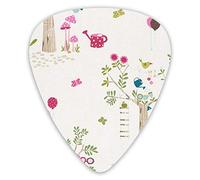 Plettri per chitarra Fox Mushroom Tree Watering Flowers 12 pezzi Plettri per ukulele inclusi 0,46 mm 0,71 mm 0,96 mm