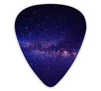 Plettri per chitarra Galaxy Nebula Outer Space Astronomy Stars 12 pezzi Plettri per ukulele inclusi 0,46 mm 0,71 mm 0,96 mm
