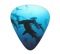 Plettri per chitarra Hammerhead Sharks stampati confezione da 12 plettri per basso elettrico acustico Ukelele