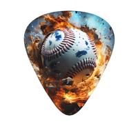 Plettri per chitarra Hot Baseball, realizzati in materiale ABS, adatti per chitarre acustiche, chitarre elettriche, ecc.