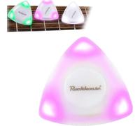 Plettri per chitarra illuminati, plettro per chitarra a LED, plettro per chitarra incandescente, plettro per ukulele, plettri di ricambio per chitarra, accessori regalo per gli amanti della chitarra