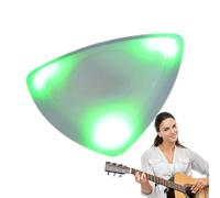 Plettri per chitarra illuminati, set di plettri colorati illuminati, plettri per chitarra con luci LED in 3 colori per gli amanti della chitarra, per chitarra, basso, violino e ukulele