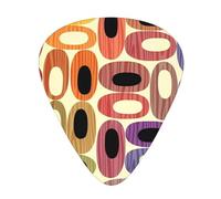 Plettri per chitarra in celluloide con stampa a forma di goccia, stile moderno, 12 pezzi, per chitarra acustica, elettrica, basso, inclusi 0,46 mm, 0,71 mm, 0,96 mm