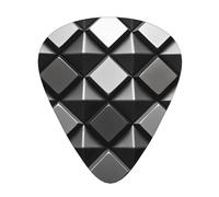 Plettri per chitarra in pelle di dimensioni sottili, medie e spesse, set da 12 pezzi, adatti per chitarra elettrica e vari strumenti