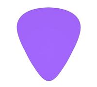 Plettri per chitarra in tinta unita viola chiaro stampati per suonatori acustici, elettrici e musicali, 12 pezzi in 3 diversi spessori