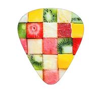 Plettri per chitarra Kiwi Watermelon Print Confezione da 12 plettri per chitarra basso elettrico acustico Ukelele