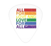 Plettri per chitarra Lgbt Pride Love Is Love Plettri per chitarra basso 12 pezzi