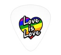 Plettri per chitarra Lgbt Pride Love Is Love Plettri per chitarra basso 12 pezzi
