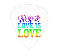 Plettri per chitarra Lgbt Pride Love Is Love Plettri per chitarra basso 12 pezzi