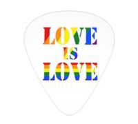 Plettri per chitarra Lgbt Pride Love Is Love Plettri per chitarra basso 12 pezzi