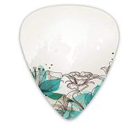 Plettri per chitarra Lotus; Water Lily Retro 12 pezzi Plettri per ukulele inclusi 0,46 mm 0,71 mm 0,96 mm