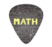 Plettri per chitarra matematica scolastica - Accessori per chitarra - Plettri per chitarra acustica Chitarra elettrica Basso per uomo donna Chitarrista professionista musicisti e principianti