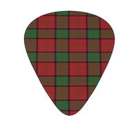 Plettri per chitarra, Maxwell Clan Tartan piccoli per chitarra acustica, chitarra elettrica, basso, ukulele tre dimensioni (confezione da 12)