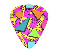 Plettri per chitarra Memphis vintage anni '80 include regalo per chitarra sottile medio e pesante calibro unico per basso elettrico chitarre acustiche ukulele (12 pezzi)