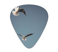 Plettri per chitarra Migrazione di uccelli Stampati Ukulele Basso Chitarre acustiche elettriche Sottile Medio Pesante Confezione da 12 (0,46/0,71/0,96 mm)