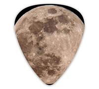 Plettri per chitarra Moon Under The Microscope 12 pezzi Plettri per ukulele inclusi 0,46 mm 0,71 mm 0,96 mm
