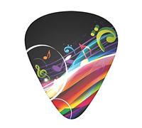 Plettri per chitarra musicale colorati - Accessori per chitarra - Plettri per chitarra acustica Chitarra elettrica Basso per uomo donna Chitarrista professionale Musicisti e principianti