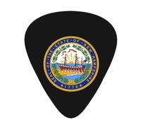 Plettri per chitarra National Emblem Of New Hampshire Plettri per chitarra basso 12 pezzi