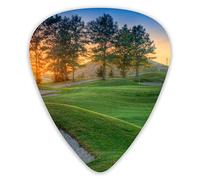 Plettri per chitarra Nice Golf Course Sand Pit 12 pezzi Plettri per ukulele inclusi 0,46 mm 0,71 mm 0,96 mm