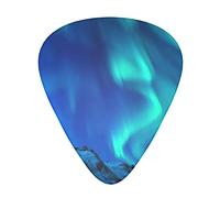 Plettri per chitarra Northern Lights Ukulele Basso Chitarre acustiche elettriche Sottile Medio Pesante Confezione da 12 (0,46/0,71/0,96 mm)