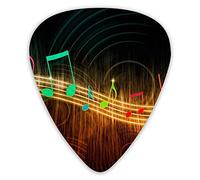 Plettri per chitarra Note Musica Plettri per chitarra 12 pezzi Plettri per ukulele inclusi 0,46 mm 0,71 mm 0,96 mm