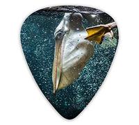 Plettri per chitarra Pelican Dives For Fish In A Pool Plettri per basso premium per chitarra elettrica e basso con tre misure (confezione da 12)