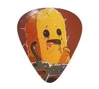 Plettri per chitarra personalizzati con stampa "Motosega che piange", 12 pezzi in una scatola, il plettro rende il suono chiaro, ukulele, basso elettrico (0,46 0,71 0,96 mm)