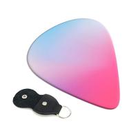 Plettri per chitarra personalizzati - Confezione da 6 plettri per chitarra personalizzati, stampa fronte-retro per chitarra elettrica, basso, ukulele, accessori, regali per uomini e donne