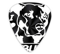 Plettri per chitarra Pitbull Ove Clipart Premium plettri per basso per chitarra elettrica e basso con tre misure (confezione da 12)