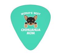 Plettri per chitarra, plettri per chitarra bassista, 12 pezzi, colonna sonora della migliore mamma di Chihuahua del mondo