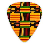 Plettri per chitarra Plettri tribali africani per chitarra 12 pezzi Plettri per ukulele inclusi 0,46 mm 0,71 mm 0,96 mm