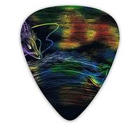 Plettri per chitarra Rainbow Dark Dragon Plettri per basso Premium per chitarra elettrica e basso con tre dimensioni (confezione da 12)