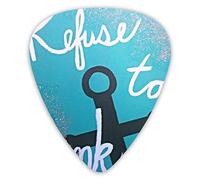 Plettri per chitarra Refuse To Sink Plettri per chitarra 12 pezzi Plettri per ukulele inclusi 0,46 mm 0,71 mm 0,96 mm