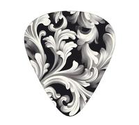 Plettri per chitarra resistenti con erba arricciata: sono disponibili tre spessori di sottile, medio e spesso, adatti per chitarra, basso, chitarra elettrica e ukulele