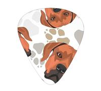 Plettri per chitarra, Rhodesian Ridgeback With Love per chitarra acustica, chitarra elettrica, basso, ukulele tre dimensioni (confezione da 12)