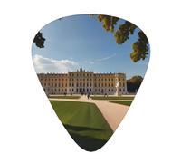 Plettri per chitarra Schönbrunn Palace Prints, set da 12 pezzi, 3 diversi spessori, adatti per chitarre elettriche e acustiche