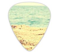 Plettri per chitarra Sea of Gold Sand 12 pezzi Plettri per ukulele inclusi 0,46 mm 0,71 mm 0,96 mm