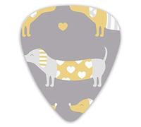 Plettri per chitarra Simpatico modello di cane bassotto Plettri per chitarra animali 12 confezioni - Plettri per chitarra di varietà Plettri