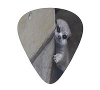 Plettri per chitarra, simpatico mouse Meerkat per chitarra acustica, chitarra elettrica, basso, ukulele tre dimensioni (confezione da 12)