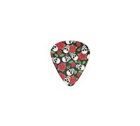Plettri per chitarra Skulls And Roses Plettri per basso premium per chitarra elettrica e basso con tre dimensioni Threes (confezione da 12)