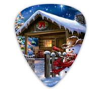 Plettri per chitarra Snow Beautiful Places 12 pezzi Plettri per ukulele inclusi 0,46 mm 0,71 mm 0,96 mm