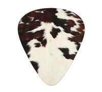 Plettri per chitarra, spot di mucca per chitarra acustica, chitarra elettrica, basso, ukulele tre dimensioni (confezione da 12)