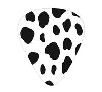 Plettri per chitarra, spot di mucca per chitarra acustica, chitarra elettrica, basso, ukulele tre dimensioni (confezione da 12)