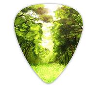 Plettri per chitarra Spring Forest Premium plettri per basso per chitarra elettrica e basso con tre misure (confezione da 12)