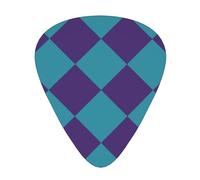 Plettri per chitarra Squares Blue Diamond per chitarra basso 12 pezzi