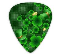 Plettri per chitarra St. Patrick 'S Day Premium Plettri per chitarra 12 pezzi Plettri per ukulele inclusi 0,46 mm 0,71 mm 0,96 mm