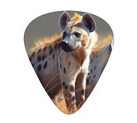 Plettri per chitarra stampati con animali e iene, 12 pezzi in una scatola, per un suono chiaro, per ukulele, chitarra acustica, basso (0,46 0,71 0,96 mm)