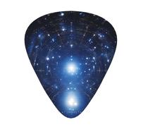 Plettri per chitarra Starry Sky, di dimensioni sottili, medie e spesse, set da 12 pezzi, adatti per chitarra elettrica e vari strumenti