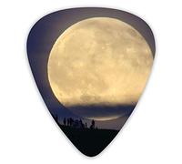 Plettri per chitarra Strawberry-Moon 12 pezzi Plettri per ukulele inclusi 0,46 mm 0,71 mm 0,96 mm