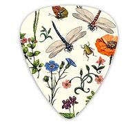 Plettri per chitarra Summer Pattern Botanical Nature Premium Picks Sampler 12 Packs - Varietà Plettri per chitarra Plettri